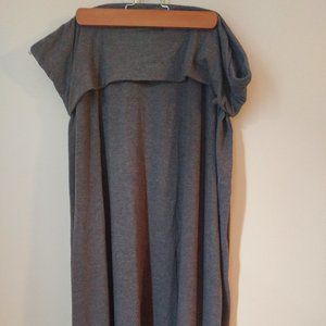 Gray Maxi Skirt